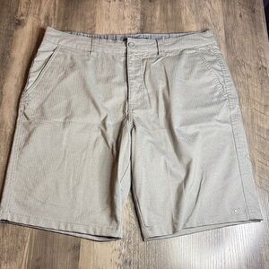 Classic Grey Flat Front Men's Shorts
